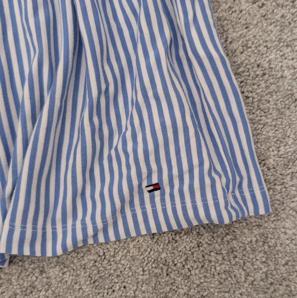 GUC Tommy Hilfiger Blue Striped Girls Dress - Picture 3 of 4